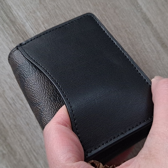 NWT Coach Signature Mini Wallet On Chain - Picture 3 of 16